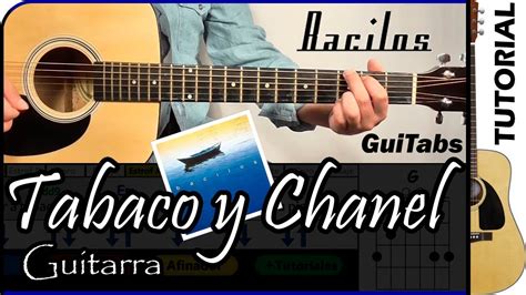 tabaco y chanel acordes|tabaco y chanel guitar chords.